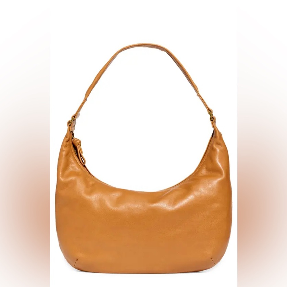 Madewell Tan Leather Slouch Shoulder Bag